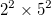 2^2\times{}5^2